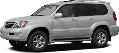 Side profile of a mid-size SUV with roof rails and alloy wheels