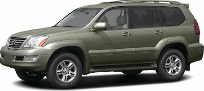 Side profile of a mid-size SUV with alloy wheels and roof rails
