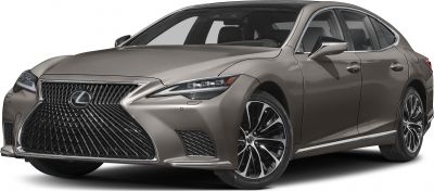 2021 Lexus LS V (facelift 2020) 3/4 front-left view
