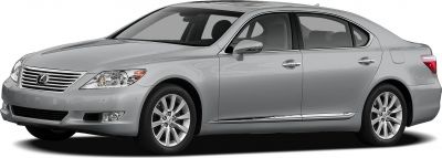 Luxury sedan side view with extended wheelbase and alloy wheels