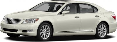 Luxury sedan front and side view with detailed headlights and alloy wheels