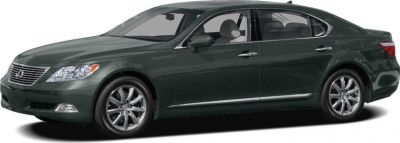 Side profile of luxury sedan with alloy wheels, four-door design.