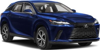 Front-angle view featuring spindle grille and LED headlights