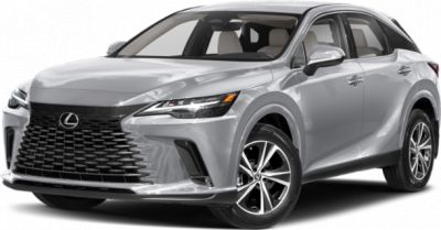 Front-side view with LED headlights and alloy wheels