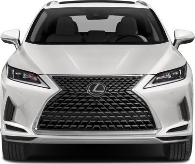 Front view with spindle grille and LED headlights