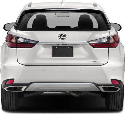 Rear view with sleek taillights and dual exhaust of a modern luxury SUV