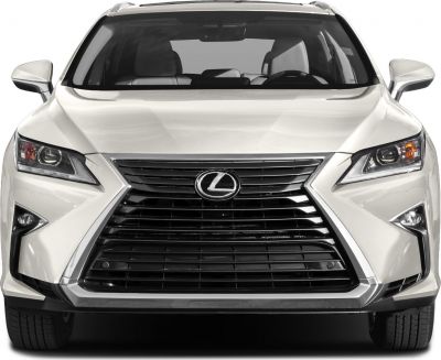 Front view with spindle grille and LED headlights