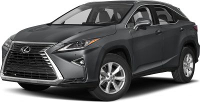 Close-up front view of grille, headlights, and side mirror
