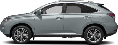 Side profile with multi-spoke alloy wheels and sleek body lines