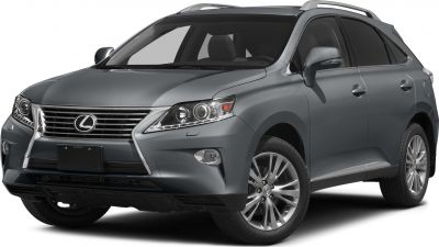 Front-side view of SUV with chrome grille and alloy wheels