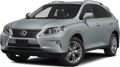 SUV front grille and headlights with alloy wheels