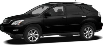 Side view of black SUV with roof rails and alloy wheels