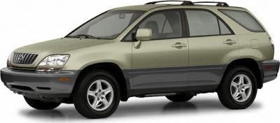 Side view of SUV with roof rails and two-tone paint