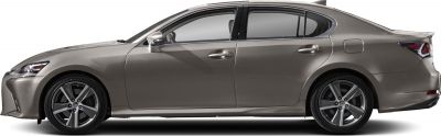 Side profile view with sporty alloy wheels and sleek aerodynamic shape