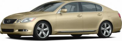 Side profile of a sedan with alloy wheels