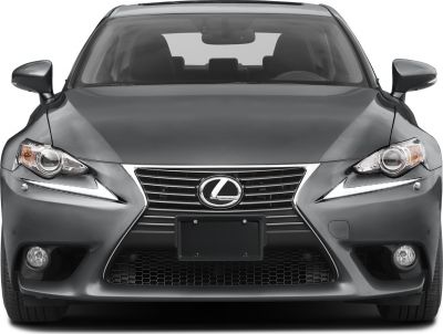 Front view with angular LED headlights and signature spindle grille.