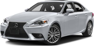 Silver sedan front side profile with spindle grille and alloy wheels