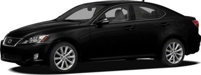 Sleek black sedan side profile with alloy wheels