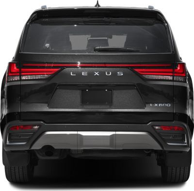 Rear view with LED tail lights and rear windshield wiper