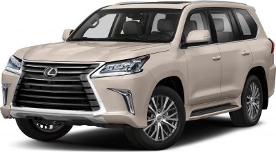 Luxury SUV front grille and side profile with distinctive headlights