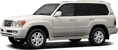 2006 Lexus LX II (facelift 2005) 3/4 front-left view