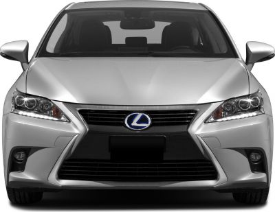 Front view with spindle grille and LED headlights