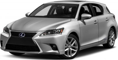Silver compact hatchback with LED headlights and alloy wheels front-side view