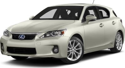 Front-side hatchback with distinct headlights and alloy wheels
