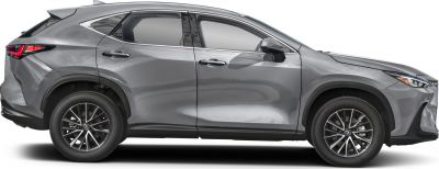 Side profile of modern SUV with alloy wheels and sharp design lines