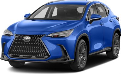 Close-up of compact SUV front with bold grille and sleek headlights