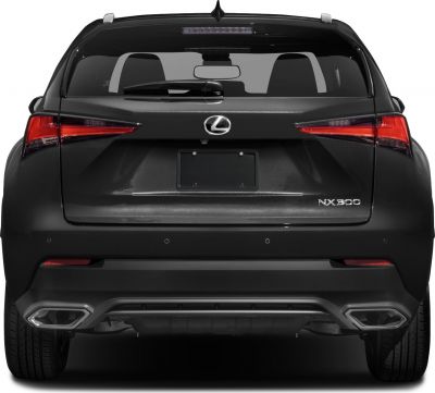 Rear view with distinct tail lights and NX300 badge