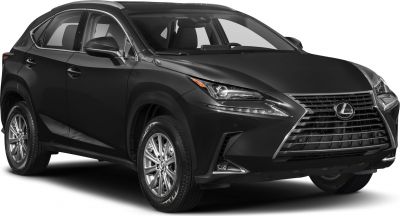 Front three-quarter view with modern grille and sleek headlights