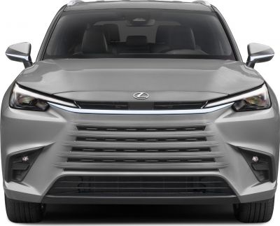 Modern SUV front with sleek grille and sharp LED headlights