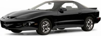 Glossy black sports coupe with chrome wheels and rear spoiler