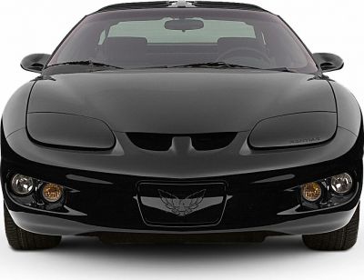 Smooth aerodynamic hood with hidden headlights and classic front grille