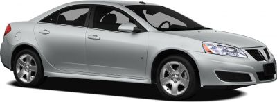 Silver sedan front side view with alloy wheels