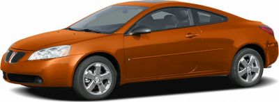 Sleek orange two-door coupe with chrome wheels and sporty design