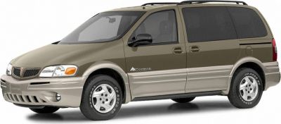 Classic minivan with sliding doors and roof rails