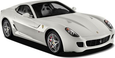 Front side view with sleek body and star-shaped alloy wheels