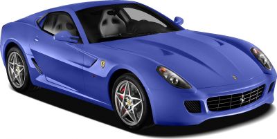 Aerodynamic front with sleek headlights and five-spoke alloy wheels