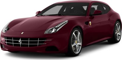 Front and side view with distinctive grille and sleek headlights