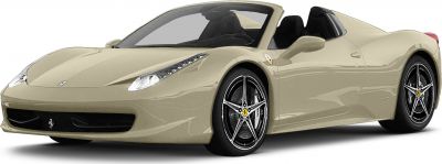 Convertible sports car with sleek aerodynamic body and alloy wheels
