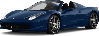 Blue convertible with aerodynamic body and stylish alloy wheels