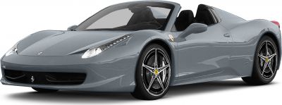 Convertible sports car with sharp headlights and alloy wheels