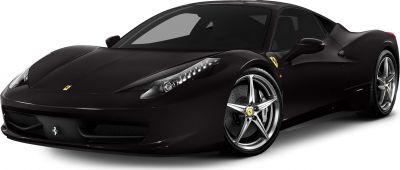 Front view with LED headlights and five-spoke alloy wheels