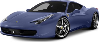 Sleek front-side view with aerodynamic design and five-spoke alloy wheels.