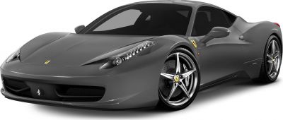 Sports coupe front three-quarter with LED headlights and five-spoke wheels