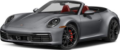 Sleek convertible with gray exterior and sporty alloy wheels