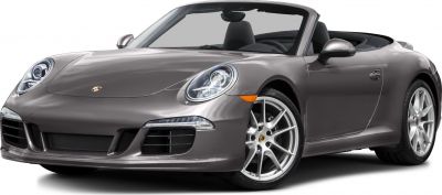 Convertible front with LED headlights and multi-spoke alloy wheels