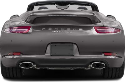 Rear view with taillights and dual exhausts